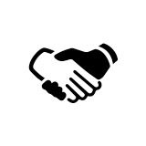 Shaking hands icon